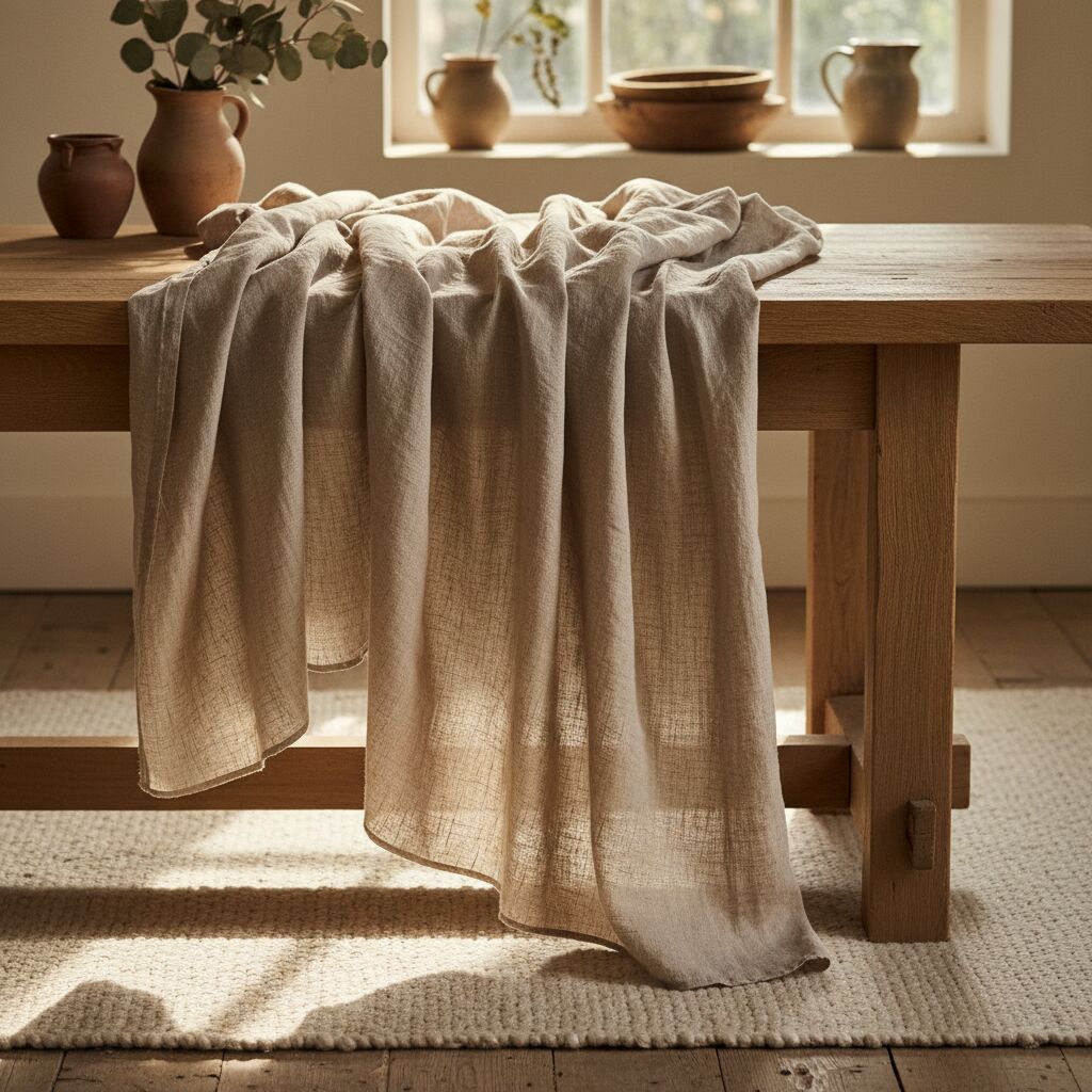Washed Linen Throw
